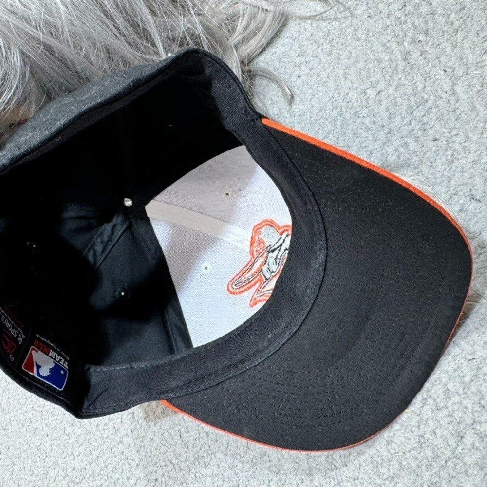 Baltimore Orioles Hat Cap Strap Back Black MLB Baseball OC Sports Team Bird Mens - Picture 6 of 8